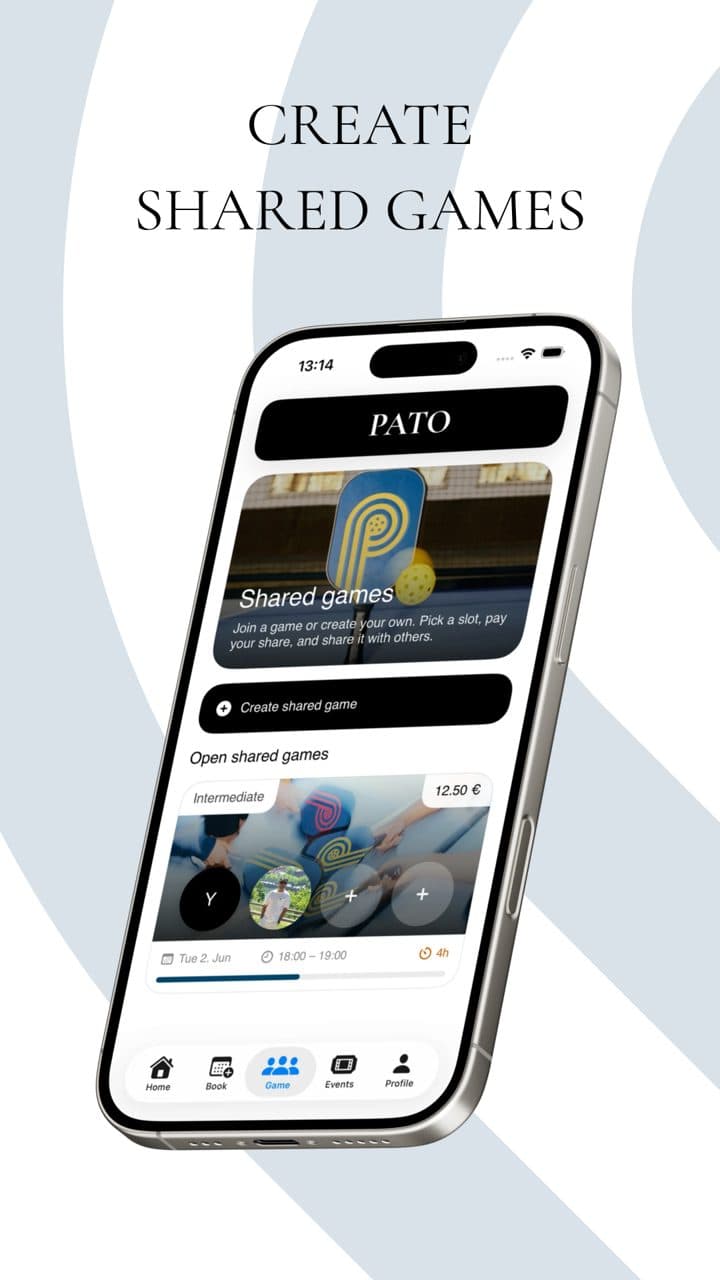 Shared Games in der PATO App